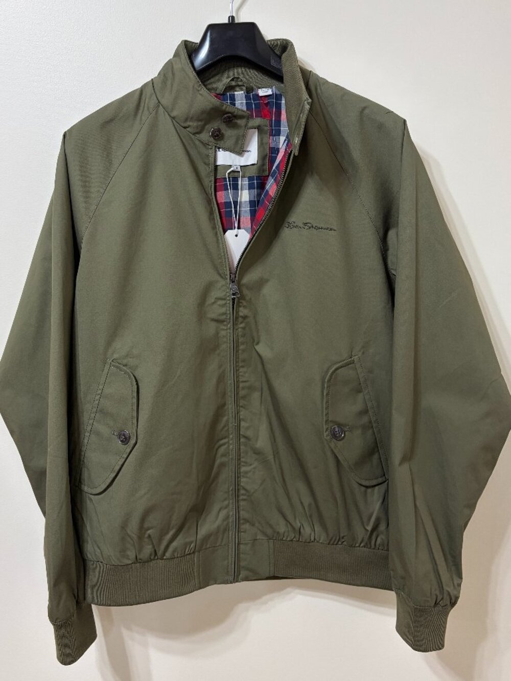 Ben Sherman Dark Green Harrington Jacket